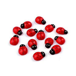 Self-adhesive wooden ladybug - Red (25 Pieces)