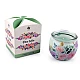 Scented candle in glass jar 90 g - Light pink (1 Piece)
