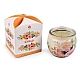 Scented candle in glass jar 90 g - Light pink (1 Piece)