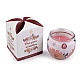 Scented candle in glass jar 90 g - Light pink (1 Piece)