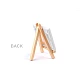 Mini painting easel with canvas - White (1 Piece)