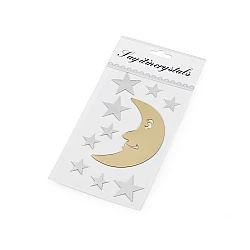 Self-adhesive mirrors hearts, stars - As pictured (1 Card)