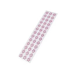 Self-adhesive flowers on an adhesive strip - Light pink (1 Card)