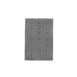 Plastic canvas grid for tapiko 20.2x30.4 cm - Black (1 Piece)