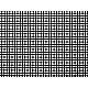 Plastic canvas grid for tapiko 32.8x50.5 cm - Black (1 Piece)