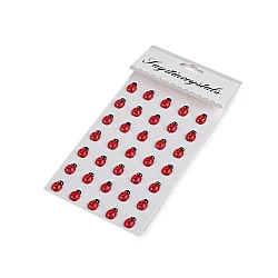 Self-adhesive ladybugs on an adhesive strip - Red (1 Card)