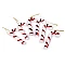 Christmas cane hanging decoration - White (1 Bag)