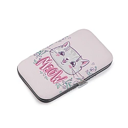 Manicure in a case, cat - Pale pink (1 Piece)