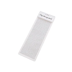Self-adhesive rhinestone crystals on an adhesive strip ø3 mm - Crystal (1 Card)