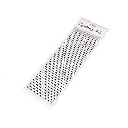 Self-adhesive rhinestones on an adhesive strip ø5 mm - Crystal (1 Card)