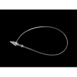 Loop lock tag pins 15 cm for price tags (5000 pcs) manual - Transparent (1 Box)