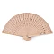 Bamboo hand fan - Natural light (1 Piece)