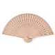Bamboo hand fan - Natural light (10 Pieces)
