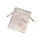 Satin gift bag 10x13 cm with lurex - Vintage pink light (1 Piece)
