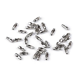 Ball chain connector clip 3x8 mm - Nickel (100 Pieces)