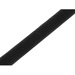 Mixed hook & loop on one tape width 20 mm - Black (1 Meter)
