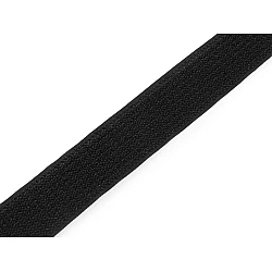 Mixed hook & loop on one tape width 30 mm - Black (1 Meter)