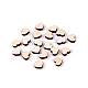 Mini wooden heart to glue on ø10 mm - Red (20 Pieces)