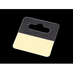 Self-adhesive hang tab 50x50 mm - Transparent (50 Pieces)