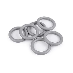 Wooden colored ring, outer diameter ø50 mm - Grey (20 Pieces)
