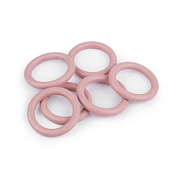 Wooden colored ring, outer ø58 mm - Powder (10 Pieces)
