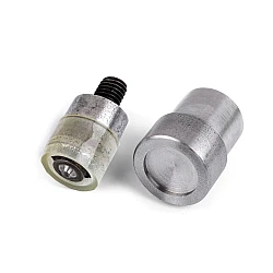 Hand press dies mold for press studs with screw ø15 mm - Nickel (1 Set)
