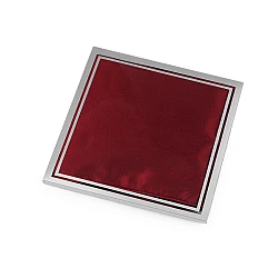 Satin jpocket handkerchief in a box - Light wine red (1 Piece)