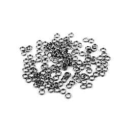 Double split ring ø4 mm - Black nickel (20 Grams)