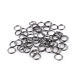 Double split ring ø10 mm - Black nickel (20 Grams)