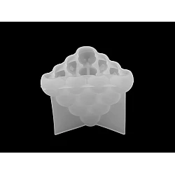 Silicone mold for making candles and castings - White (1 Piece)