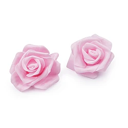 Decoration foam rose ø7-8 cm - Light pink (10 Pieces)