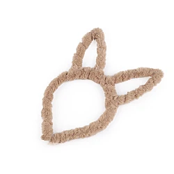 Fur headband - Beige (1 Piece)