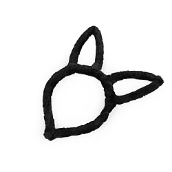 Fur headband - Black (1 Piece)