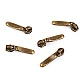 Slider for nylon / spiral zippers no 5, decorative - Vintage brass (50 Pieces)