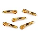 Slider for nylon / spiral zippers no 5, decorative - Vintage brass (50 Pieces)