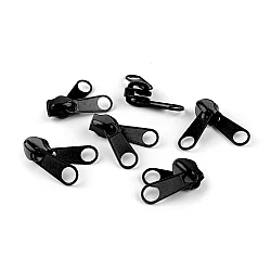 Slider for nylon / spiral zippers no 10, double-sided - Black (10 Pieces)