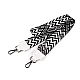 Bag handle / strap for bags with hooks width 5 cm - Black (1 Piece)