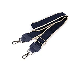 Bag handle / strap for bags with hooks width 5 cm - Blue dark (1 Piece)