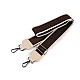 Bag handle / strap for bags with hooks width 5 cm - Black (1 Piece)