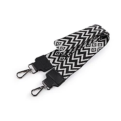 Bag handle / strap for bags with hooks width 5 cm - Black (1 Piece)