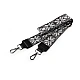 Bag handle / strap for bags with hooks width 5 cm - Black (1 Piece)