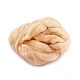 Wool fleece roving 20 g combed - Black (1 Bag)