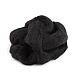 Wool fleece roving 20 g combed - Black (1 Bag)