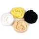 Wool fleece roving 20 g combed - Black (1 Bag)