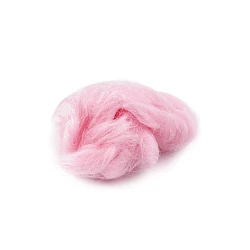 Wool fleece roving 5 g combed - Light pink (1 Bag)