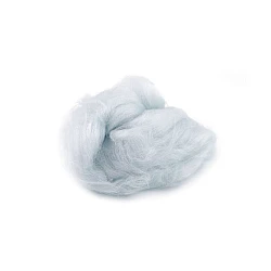 Wool fleece roving 5 g combed - Pigeon blue (1 Bag)