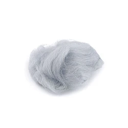 Wool fleece roving 5 g combed - Blue-grey (1 Bag)