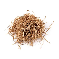 Decorative paper grass 1 kg wavy - Natural brown (1 Bag)