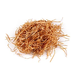 Decorative paper grass 1 kg - Natural brown (1 Bag)