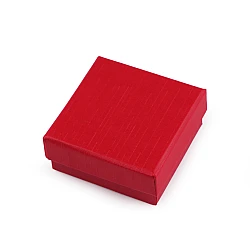 Jewelry box 7x7 cm - Red (1 Piece)